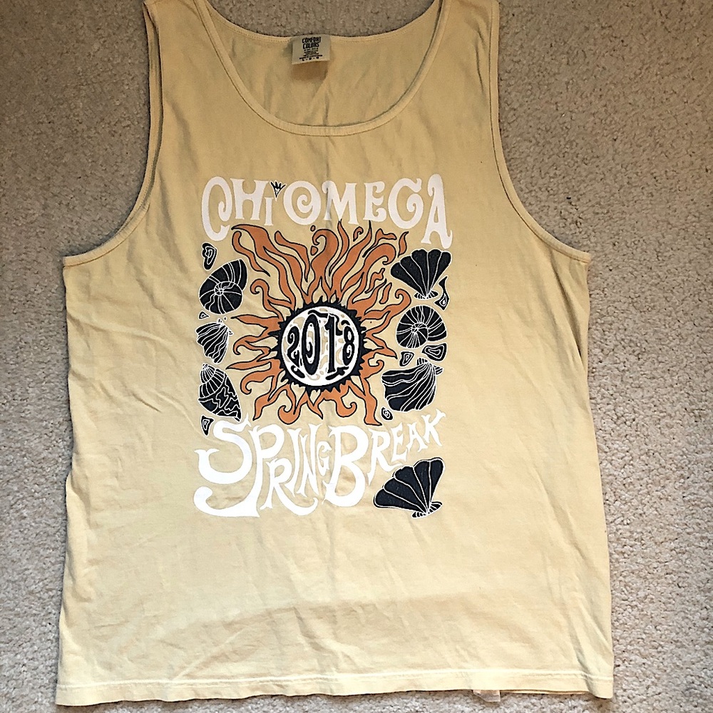 Chi Omega Spring Break Tank Top